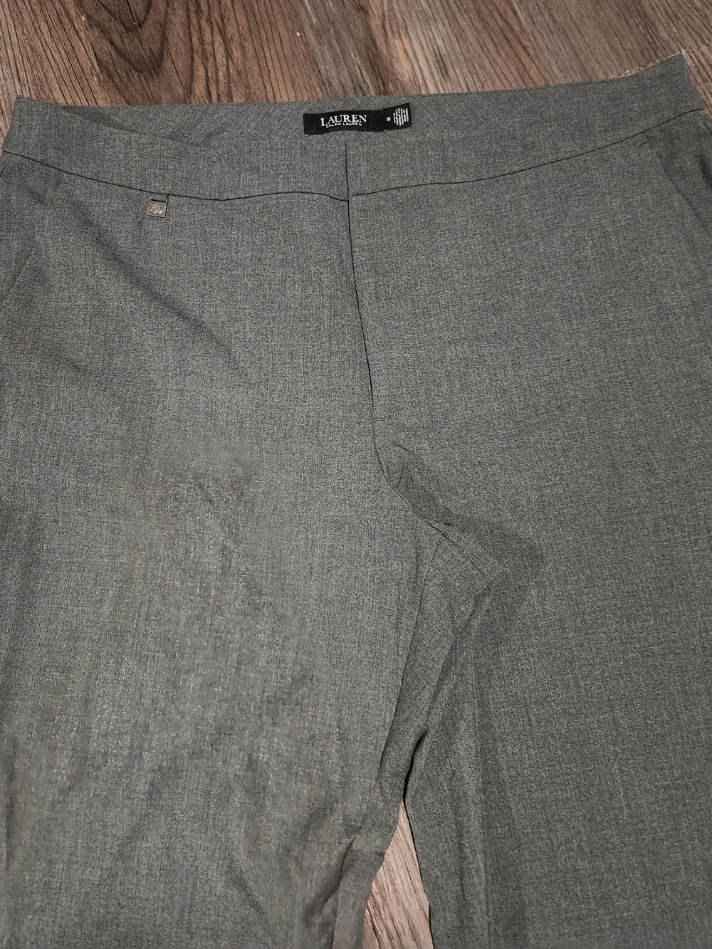 Lauren Ralph Lauren Gray Men's Dress Pants